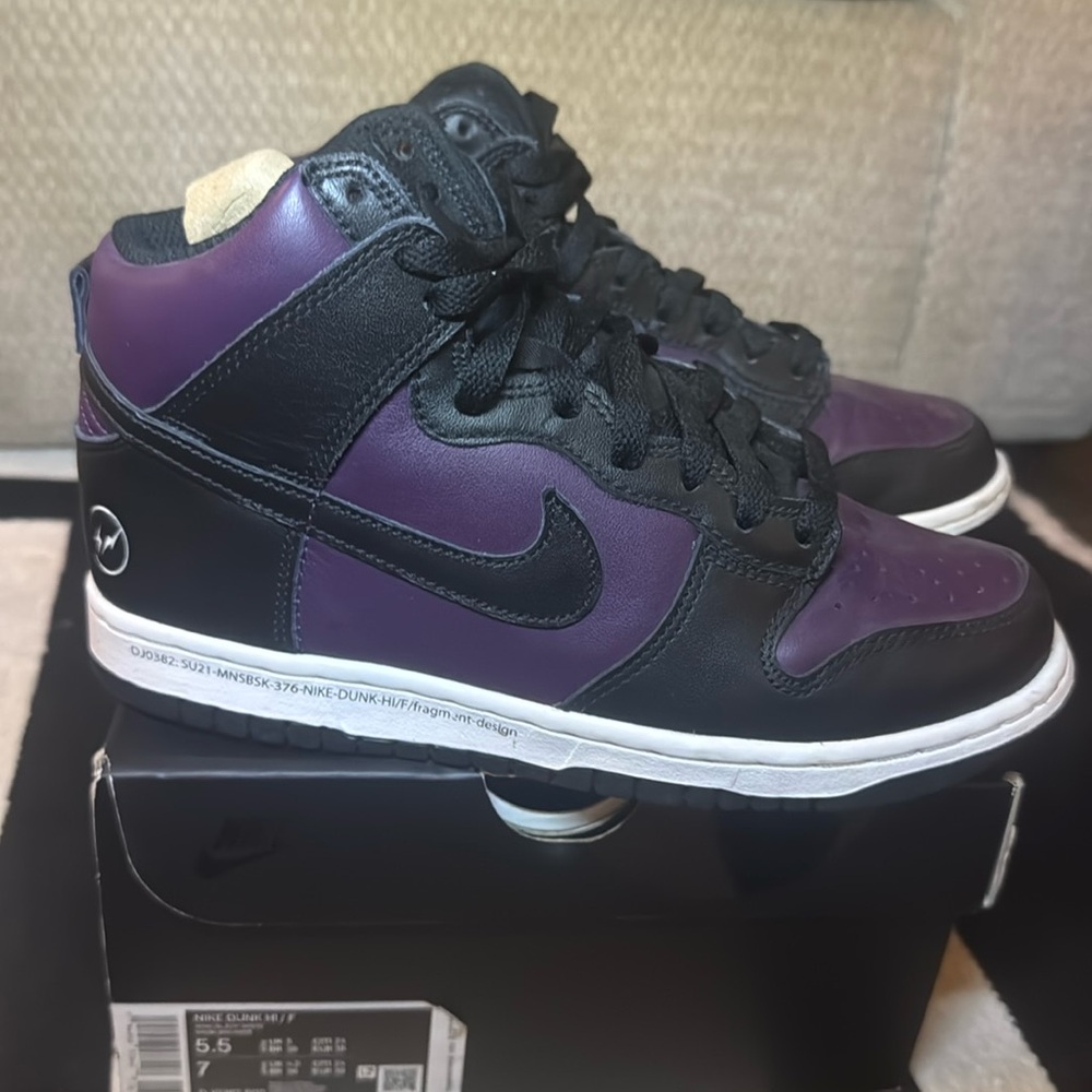 Fragment Nike dunk HI with box